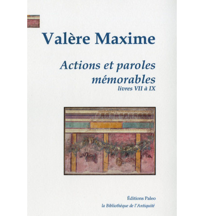 VALERE MAXIME